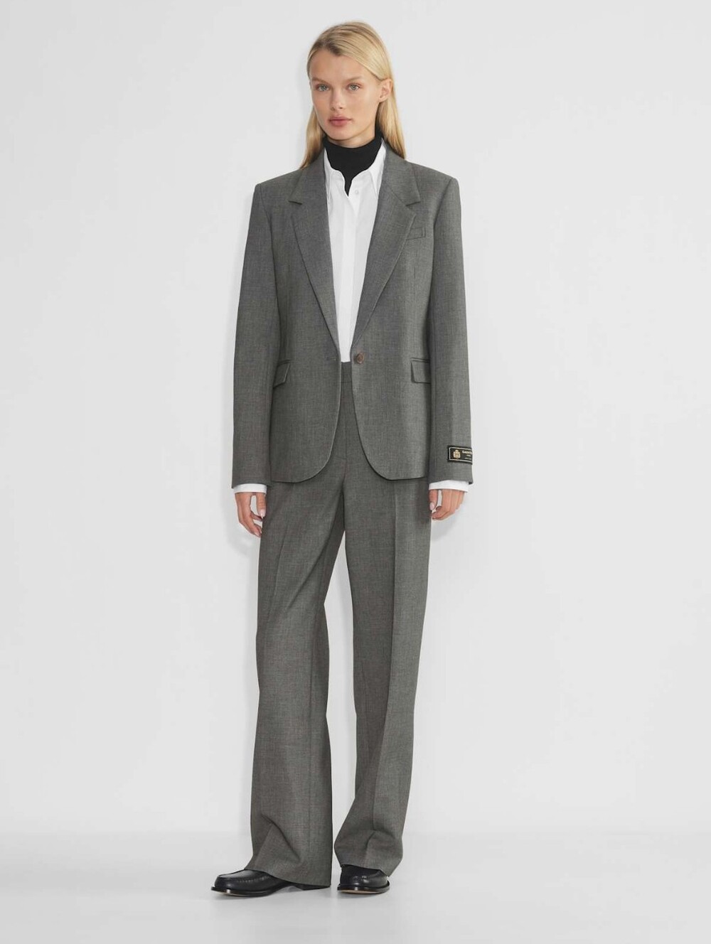 ARITZIA Babaton Agency Pants - Eversential Fabric Trouser Women Size 6 Gray